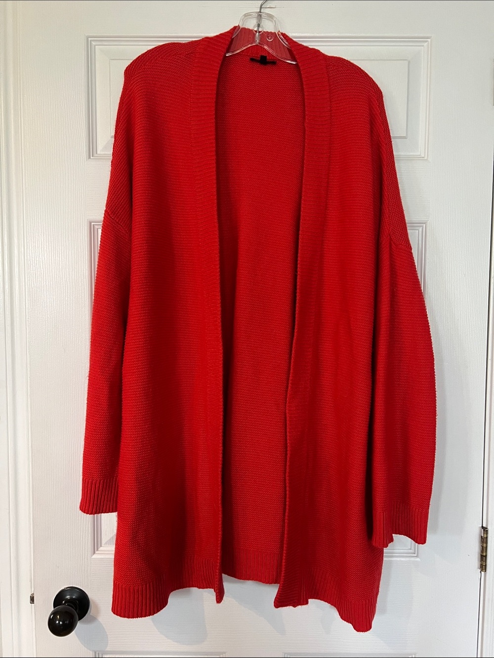 🌷6/$20🌷 Dynamite Bright rust colored Open-Front Women’s Cardigan - Picture 1 of 4
